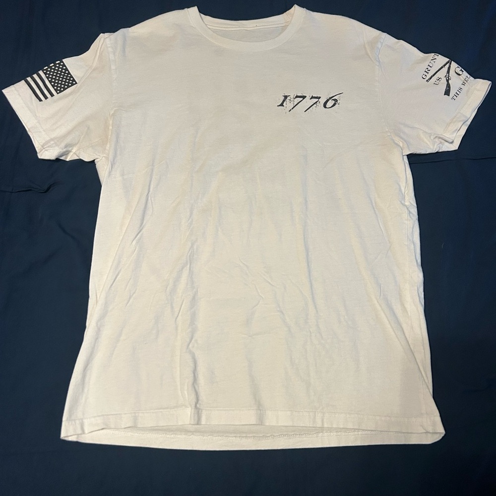 Grunt Style White Graphic Men's T-Shirt